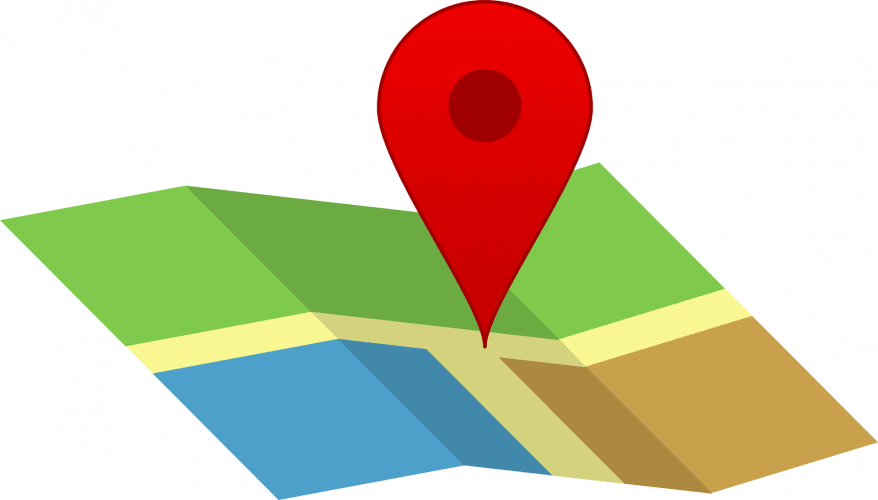 map, pin, icon