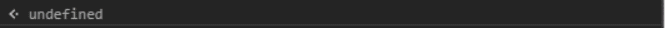 undefined variable in console