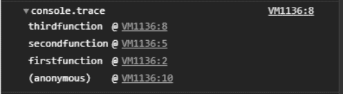 output console trace method