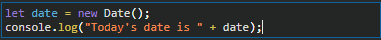 console log date