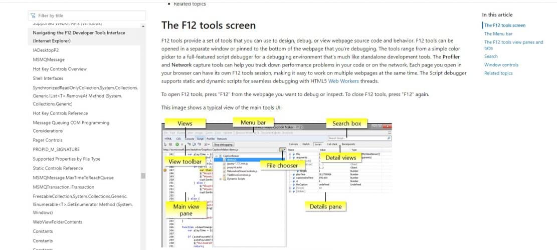 internet-explorer-development-toolbar