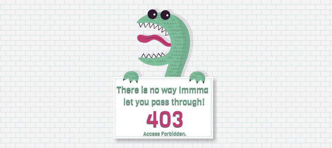 403 forbidden example page