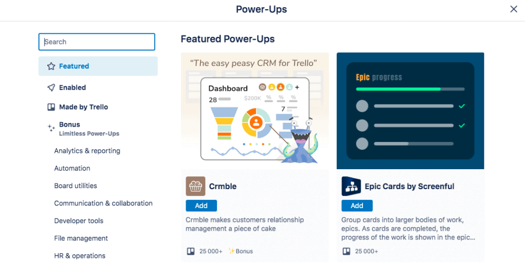 power up trello