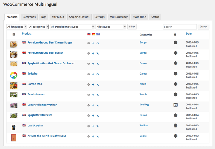 woocommerce multilingual