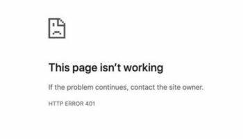HTTP 401 Unauthorized Access Error