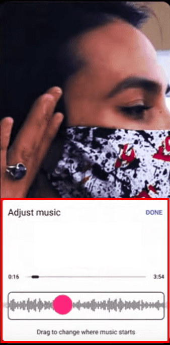 adjust music