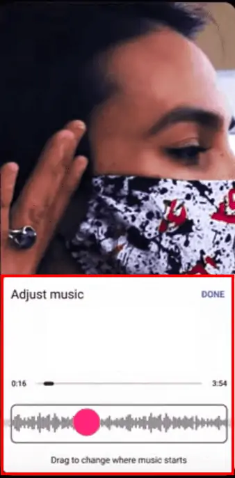 adjust music