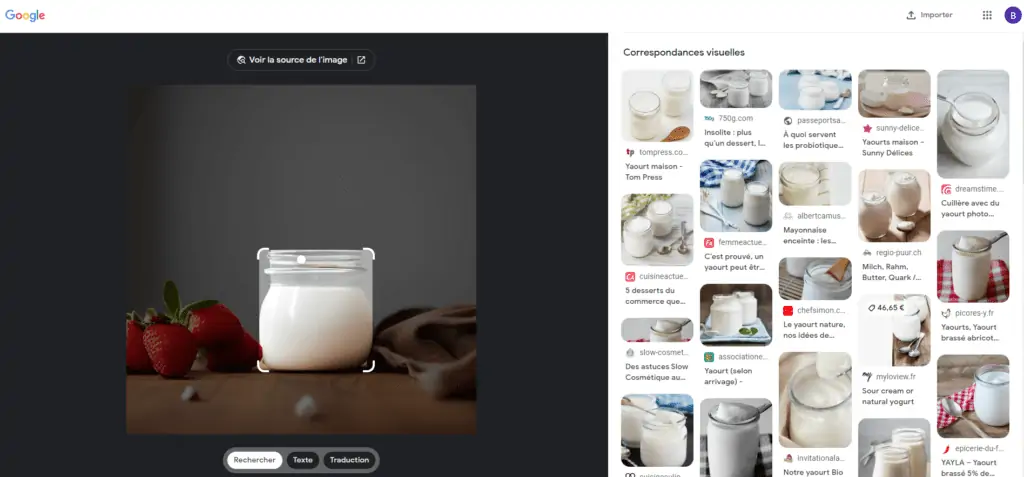 recherche image inversée google lens