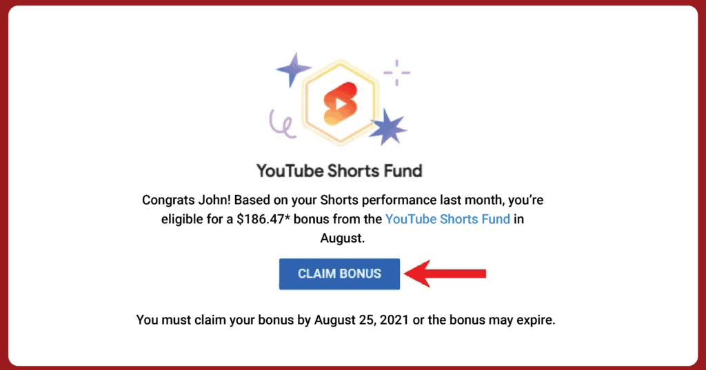 youtube short payment