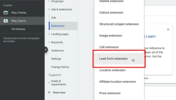 Google Lead Form Extension: all you need to know