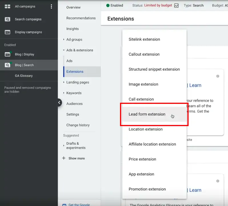 lead form extension 1