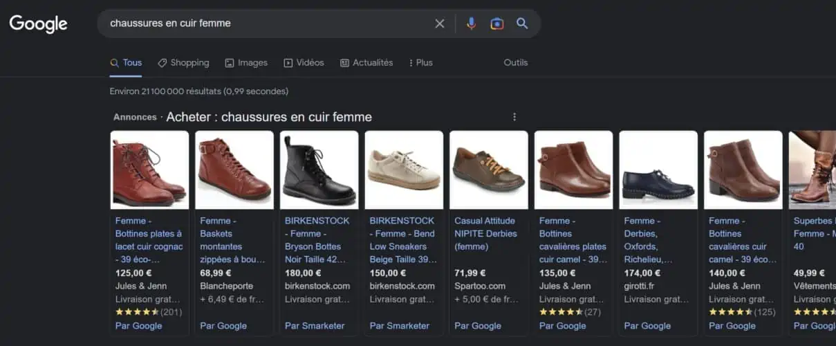 google shopping campaign
