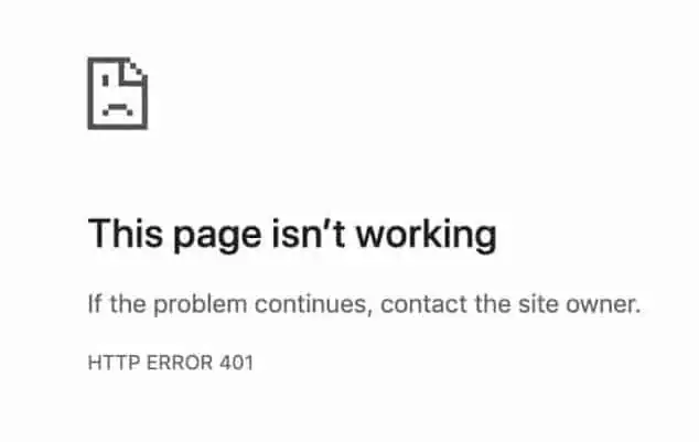 401 Unauthorized Why how To Fix It 401 Unauthorized Why how To Fix It