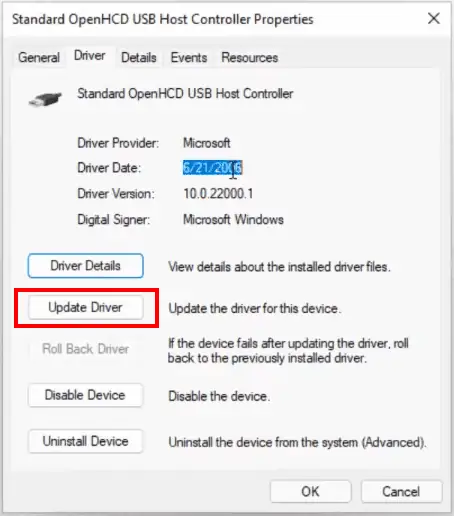 update driver 1