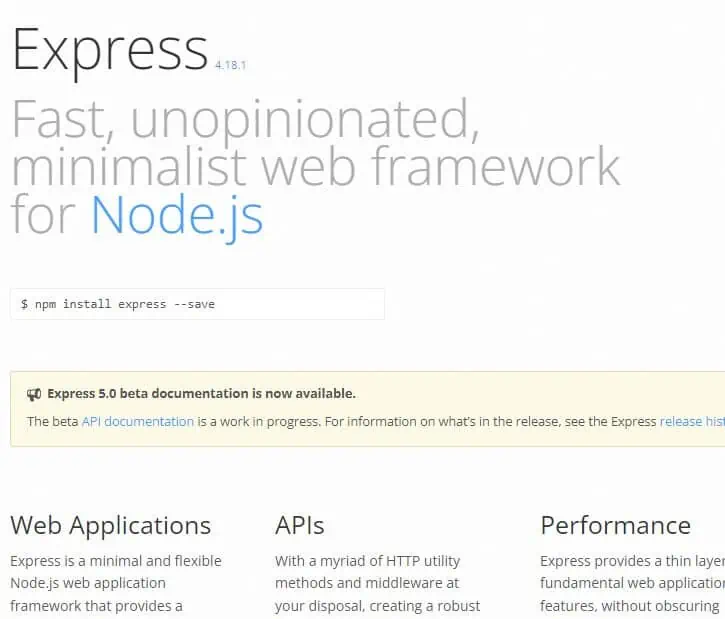 expressjs 1