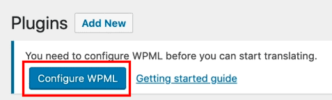 configure wpml