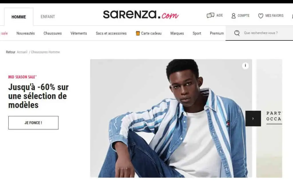 sarenza promo