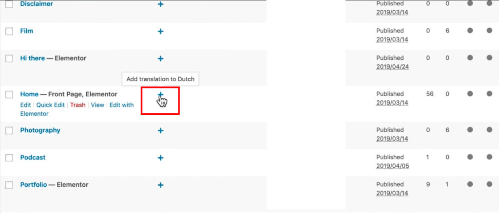 translate page