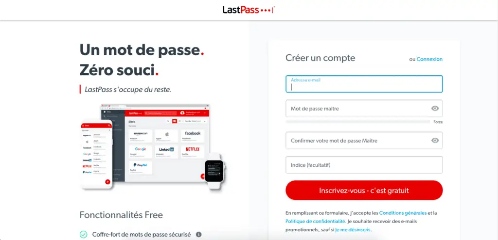 create lastpass