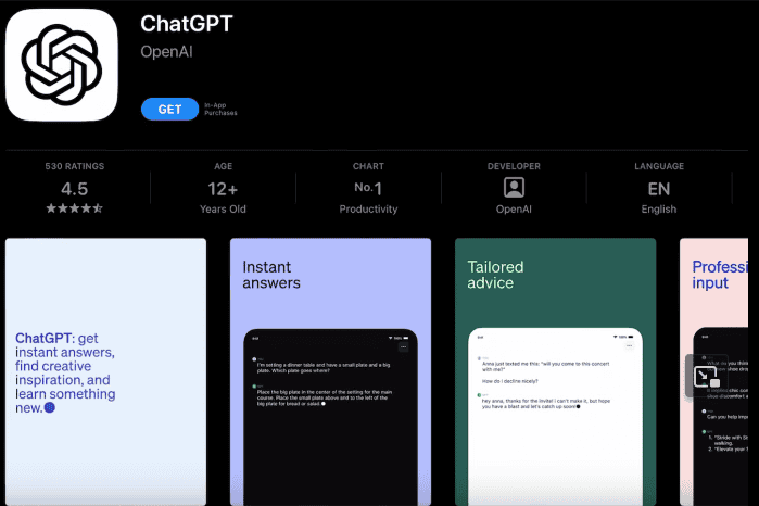 chat gpt app