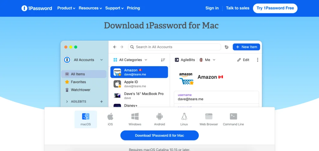 download 1password