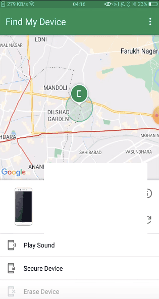 find my device