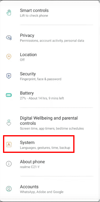 system