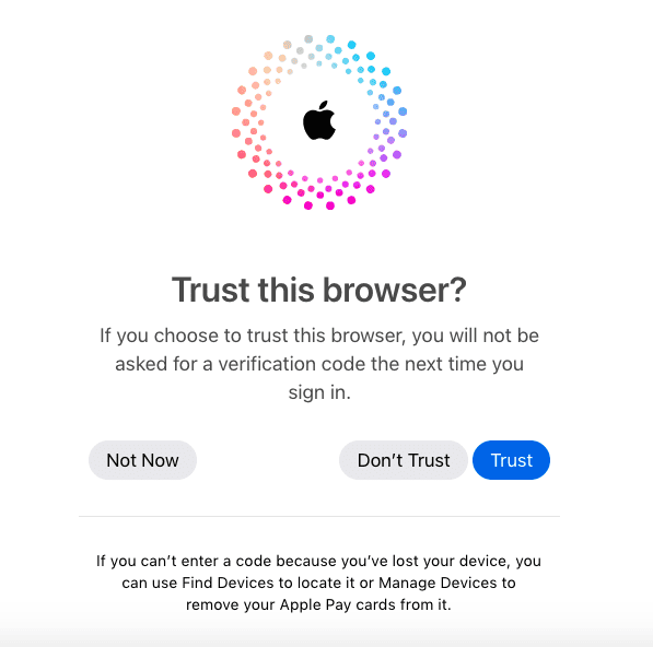 trust icloud