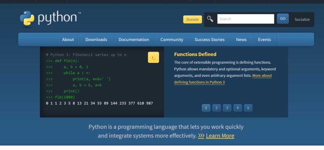 python