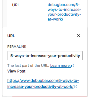 url structure en