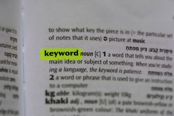 keyword book